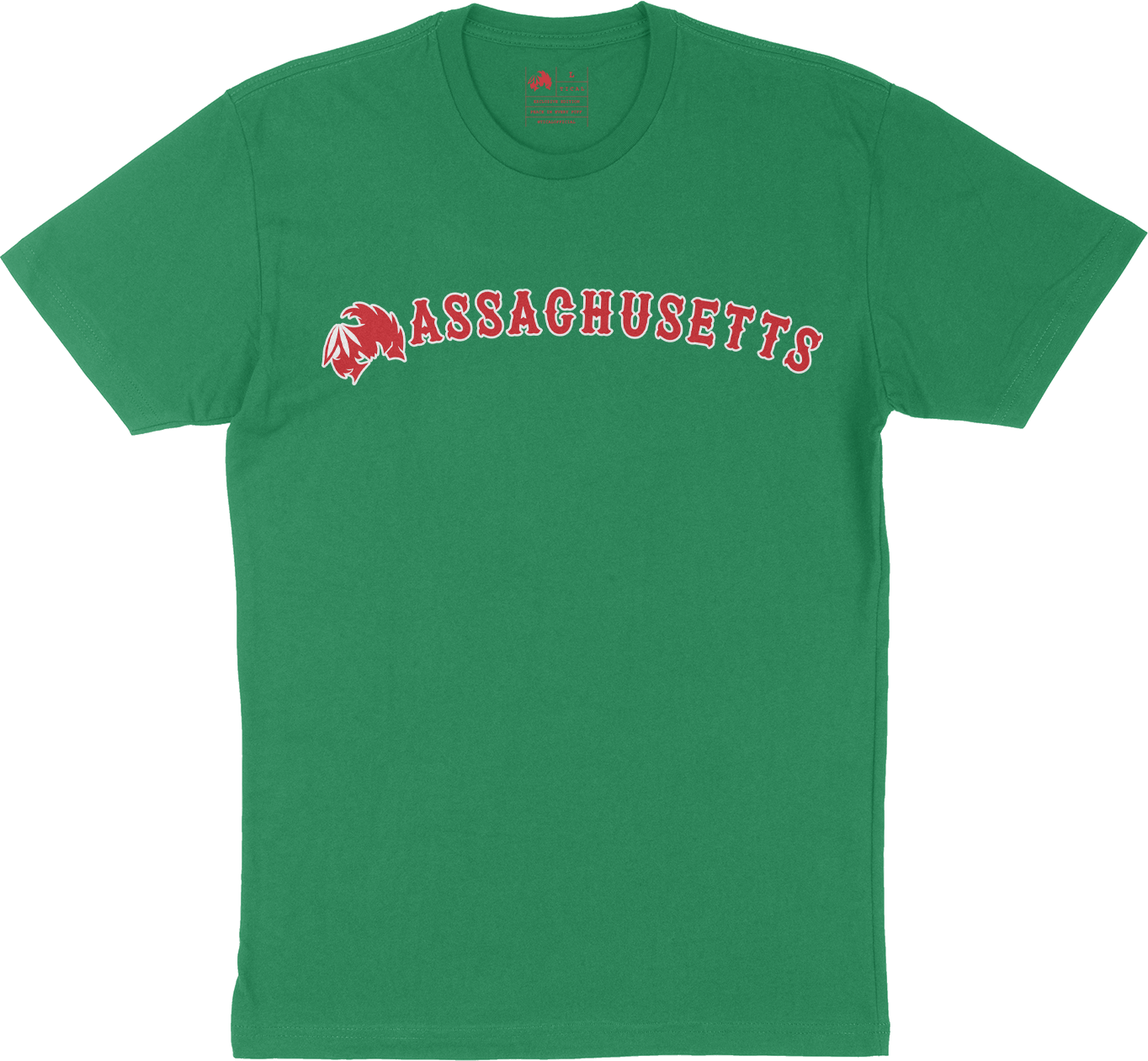 Massachusetts Mblem Colorways T Shirt
