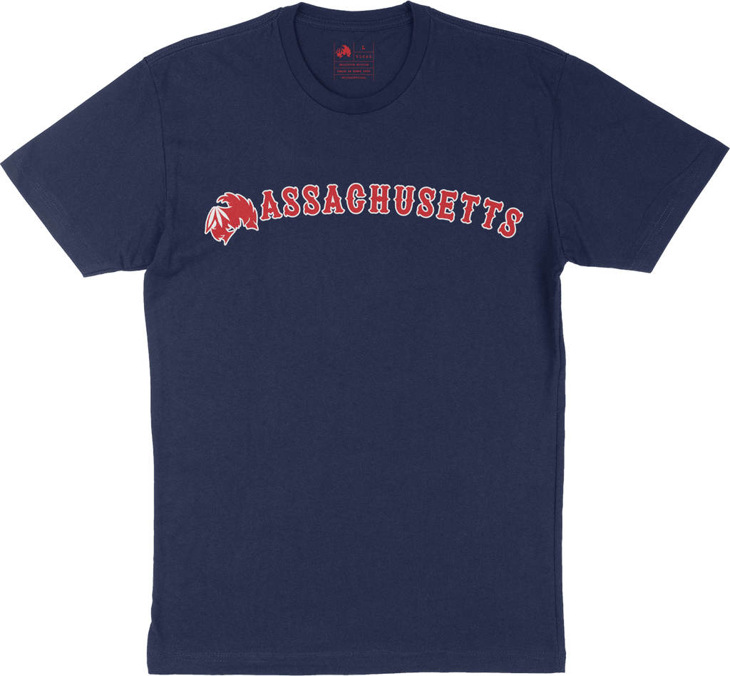 Massachusetts Mblem Colorways T Shirt