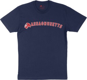 Massachusetts Mblem Colorways T Shirt