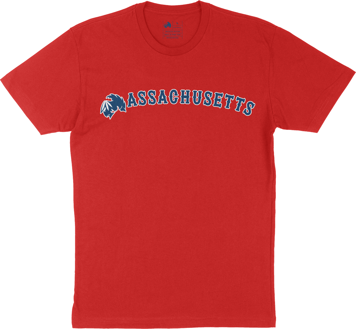 Massachusetts Mblem Colorways T Shirt