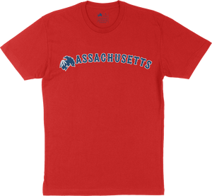 Massachusetts Mblem Colorways T Shirt