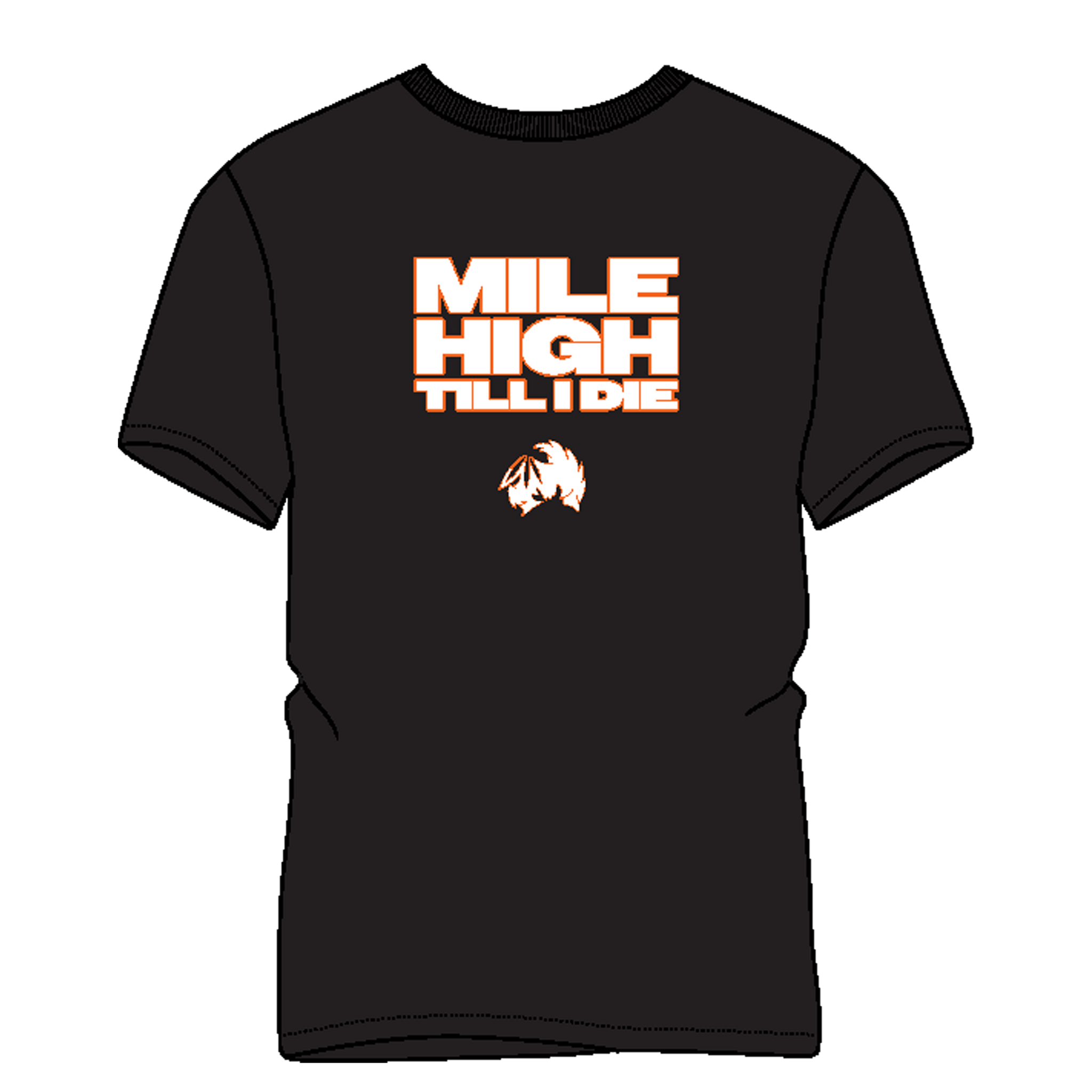 TICAL Black and Orange Shirt