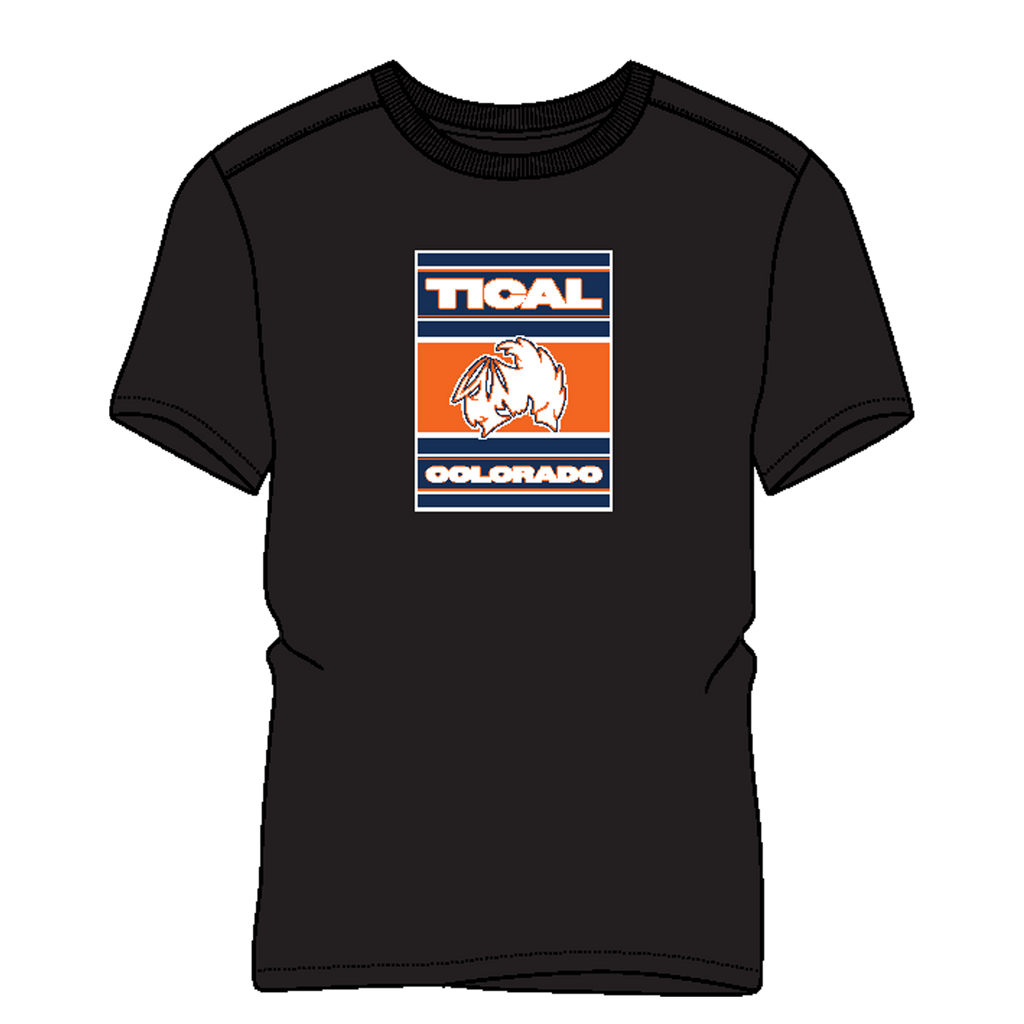 TICAL Black and Orange Shirt