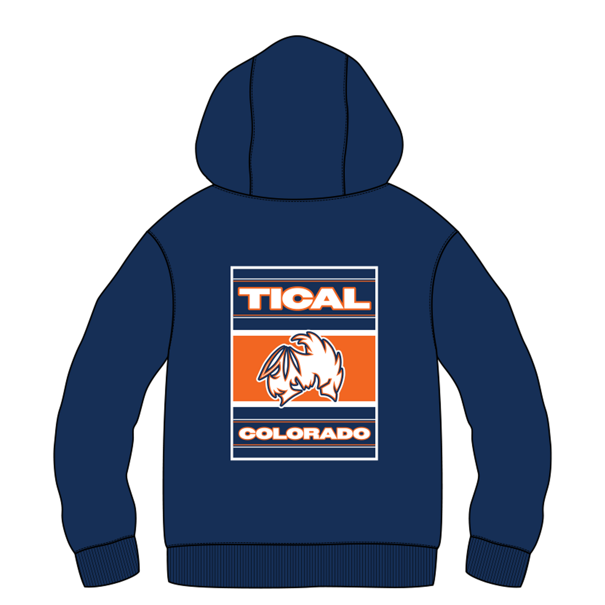 TICAL Blue & Orange Hoodie