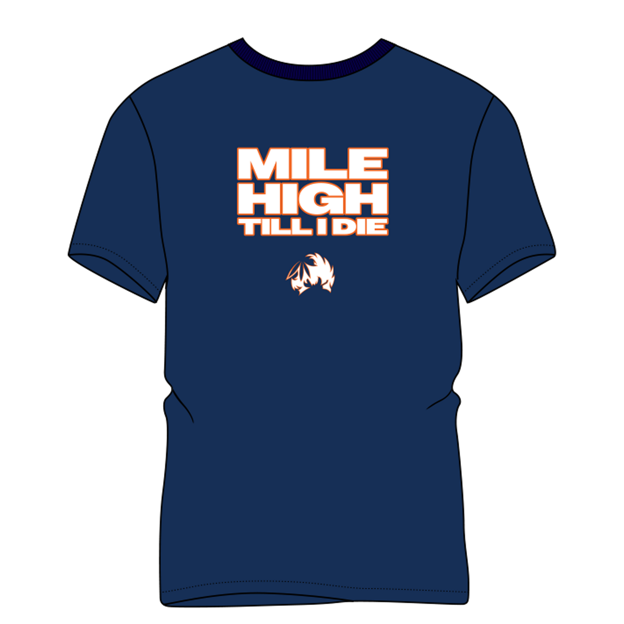 TICAL Blue & Orange Shirt