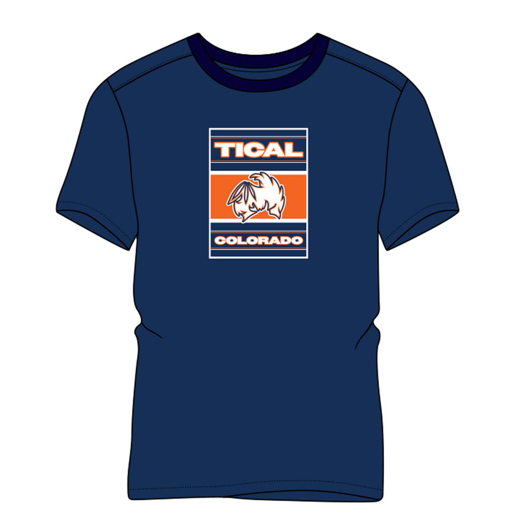 TICAL Blue & Orange Shirt