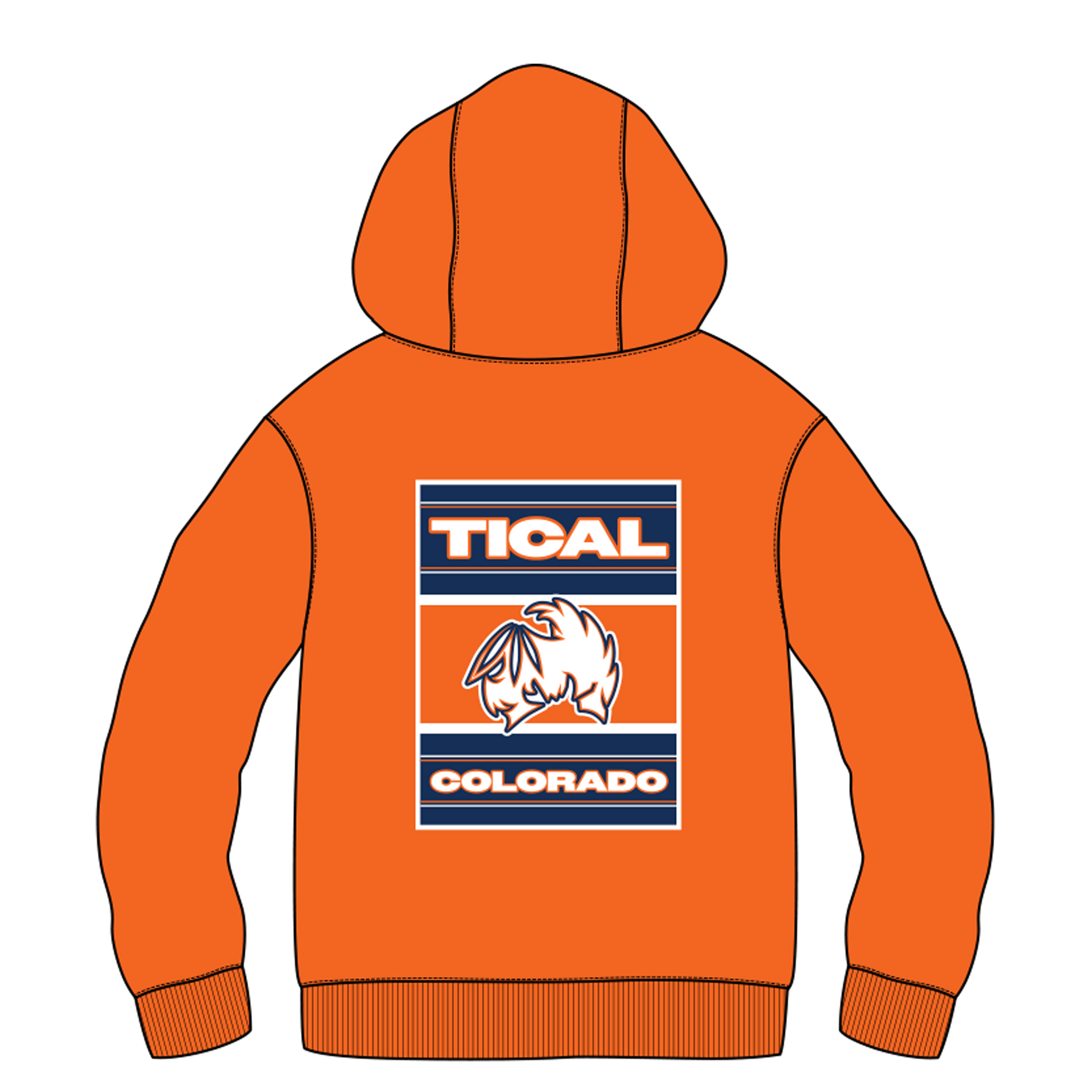 TICAL Orange Hoodie