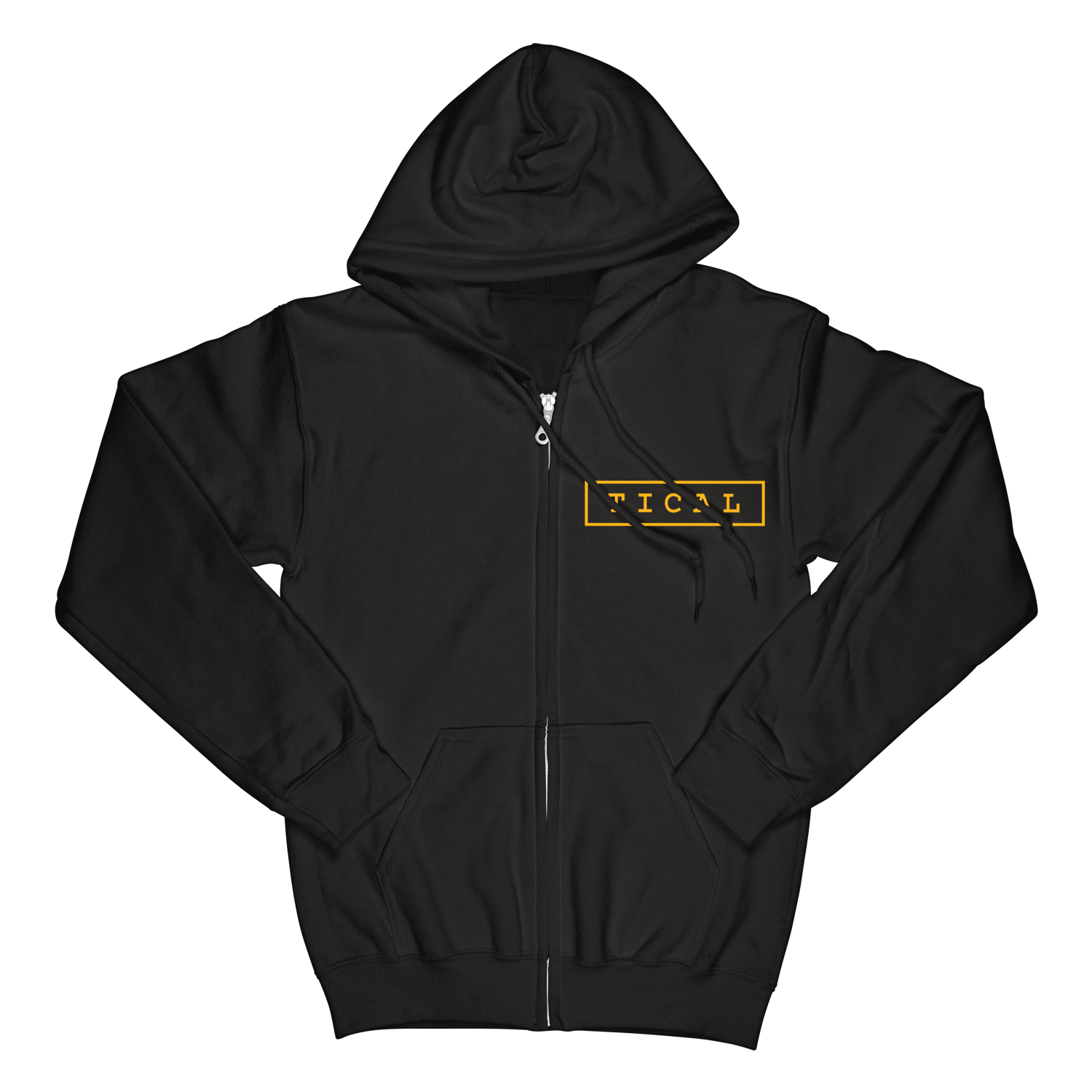 Dead Eye Zip Up Hoodie Black