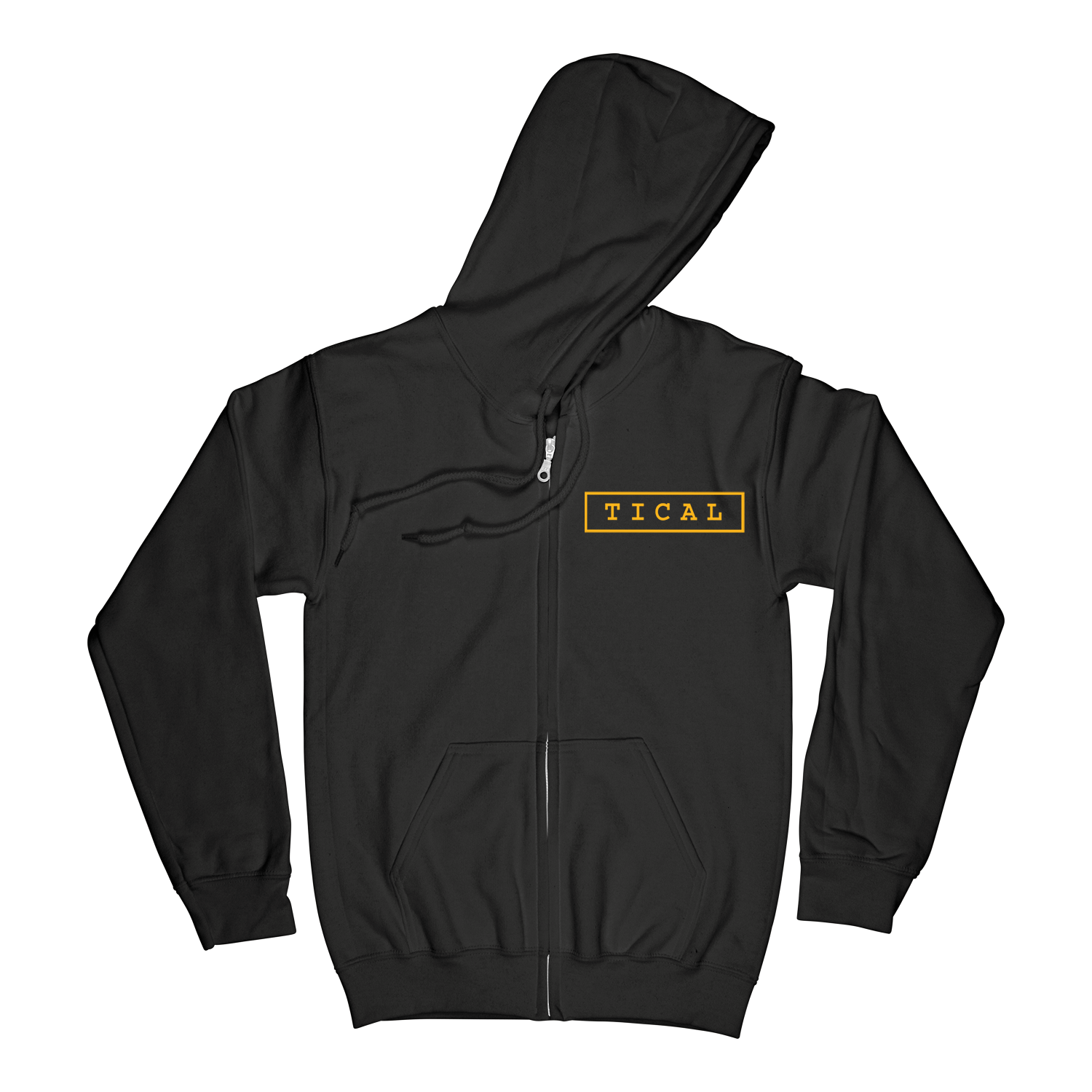 Dead Eye Zip Up Hoodie Black