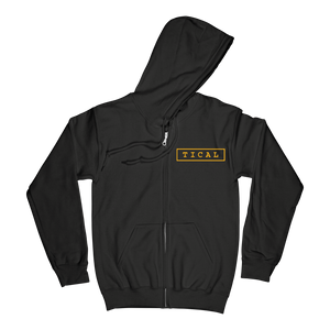 Dead Eye Zip Up Hoodie Black